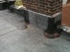 Black EPDM chimney flashing