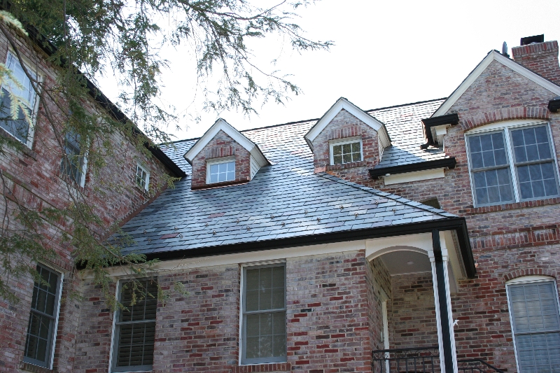 Click on image for larger image) Slate roofs